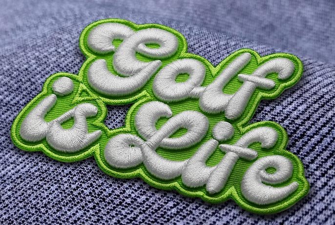 Custom 3d Embroidered Patches